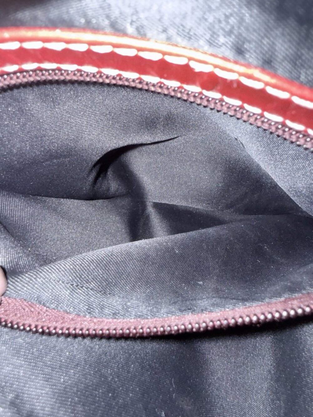 Latico Zip Close Footed Shoulder Bag 12" x 9" x 5" 14.5" Drop As Shown - Picture 10 of 13